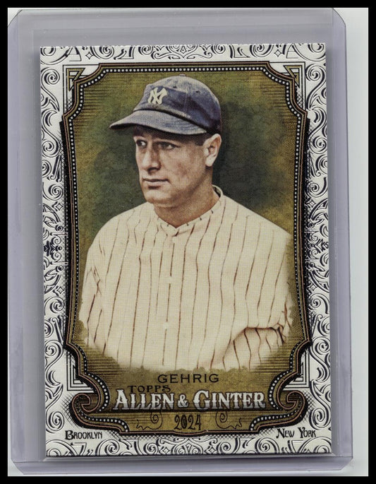 2024 Topps Allen & Ginter Lou Gehrig Filigree