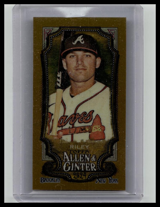 2024 Topps Allen & Ginter Austin Riley Gold Mini /50