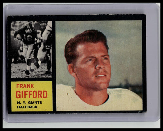 1962 TOPPS FOOTBALL FRANK GIFFORD
