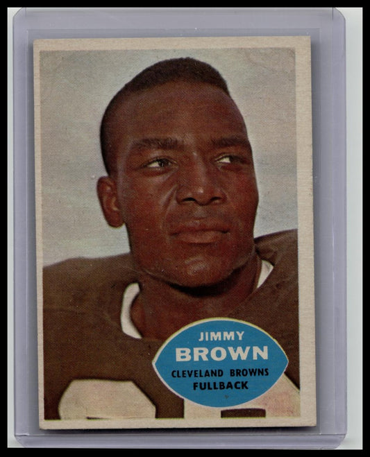 1960 Topps Football #23 Jim Jimmy Brown Cleveland Browns