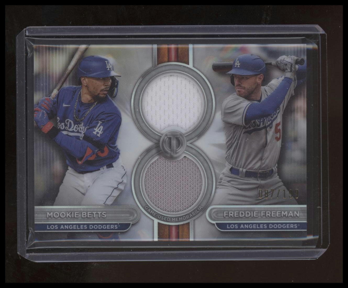 2024 Topps Tribute Mookie Betts Freddie Freeman Dual Relic /199 Dodgers