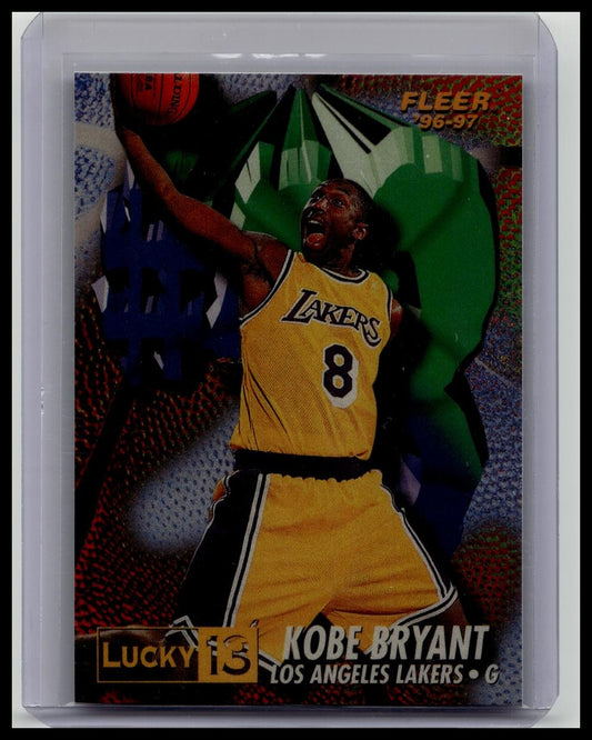1996-97 Fleer Kobe Bryant Lucky 13 #13  RC Rookie