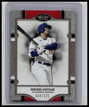 Shohei Ohtani - 2024 Topps Tier One Red Parallel /125 - Dodgers