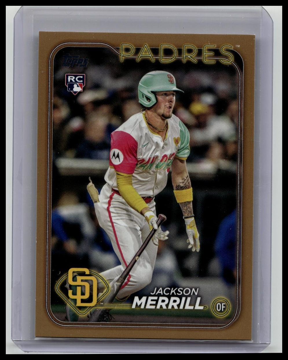 Jackson Merrill - 2024 Topps Update - Rookie #US210 - Gold /2024 - Padres
