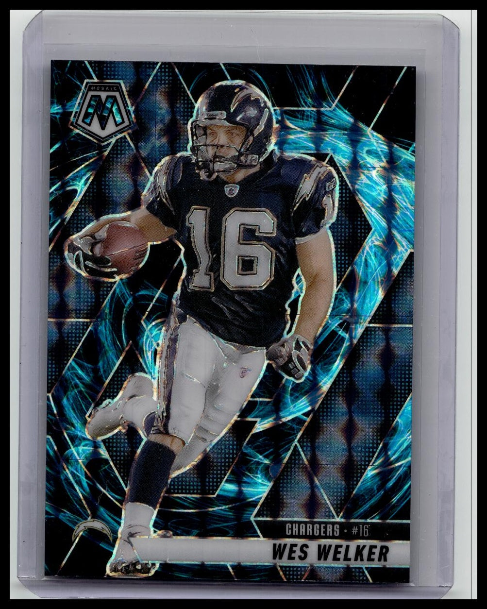 2025 Panini Mosaic Wes Welker Genesis Prizm #205 Chargers