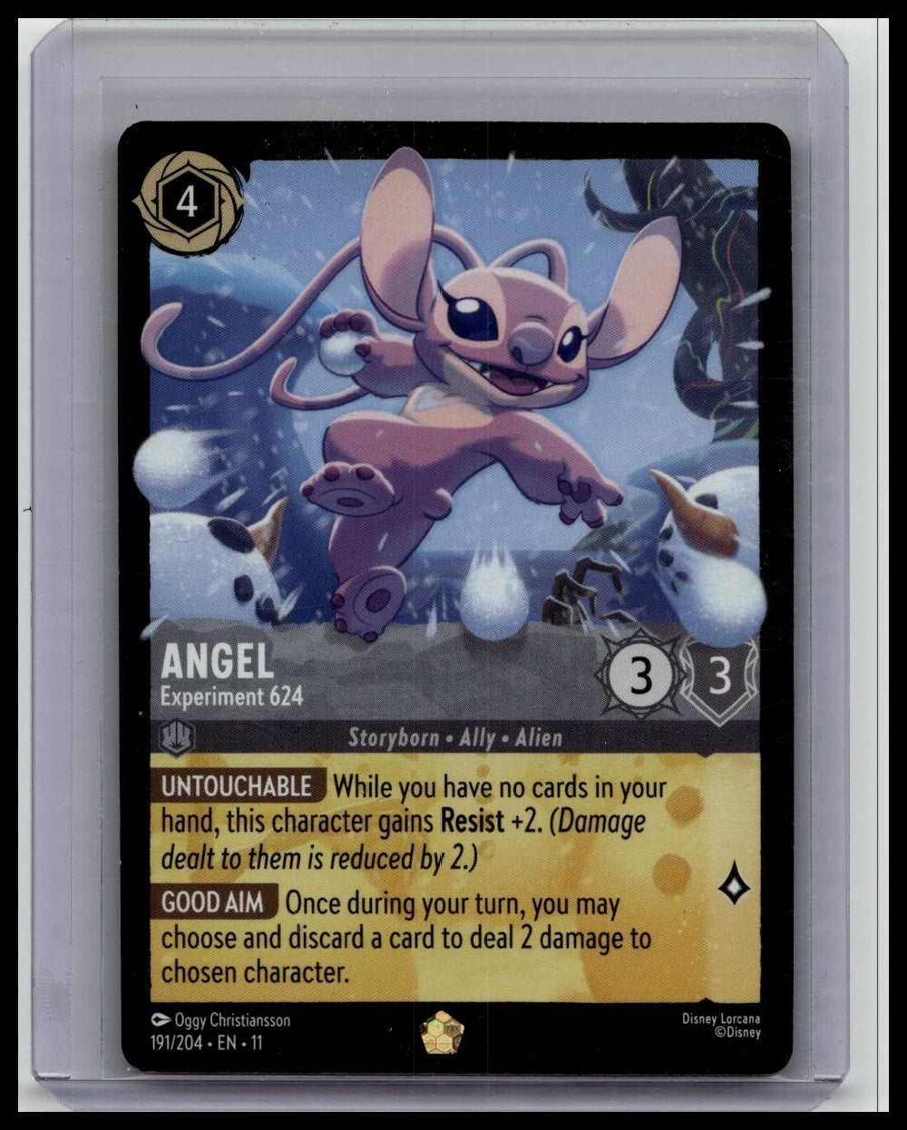 Disney Lorcana TCG Angel-Experiment 624 Character 191/204 Uncommon EN