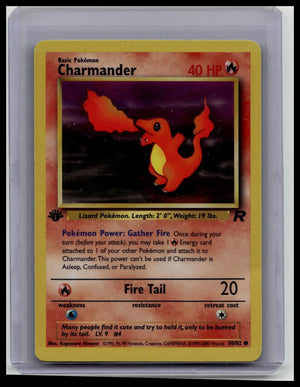 Charmander 50/82 1st Edition Team Rocket Non Holo Pokemon Card