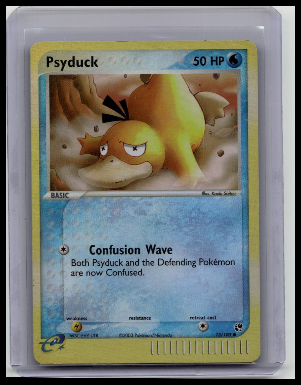 Psyduck Pokémon TCG EX Sandstorm Common Card #73/100