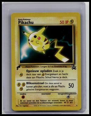Pokémon 'Movie' Pikachu Dutch Pikachu World Collection 2000 Promo