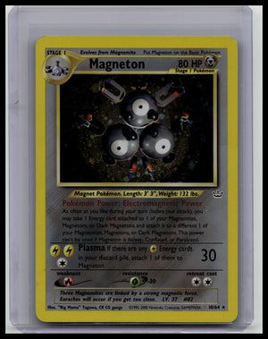 Pokémon TCG Magneton -Swirl- Neo Revelation Holo Card 10/64 Unlimited Rare