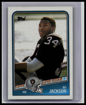 Topps 1988 Bo Jackson Super Rookie #327 Los Angeles Raiders NFL Football