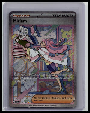 Pokémon Miriam Special Illustration Rare Full Art Holo SV01 #251/198
