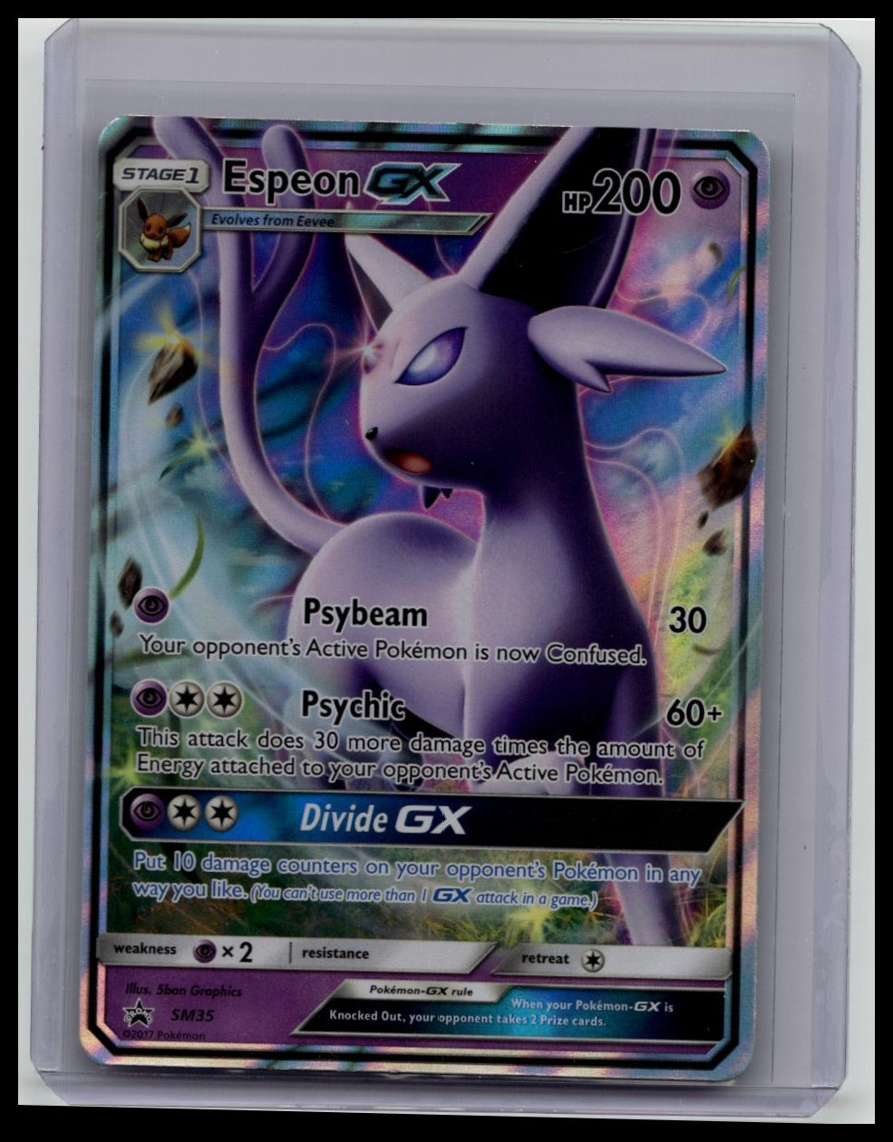 Espeon GX - SM35 - Pokémon Sun & Moon Promo Ultra Rare Card