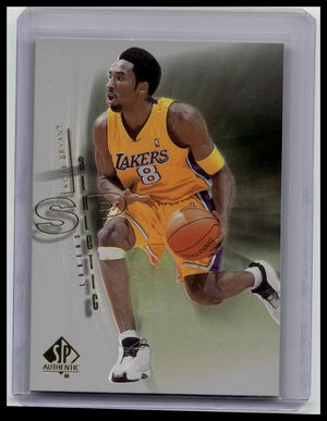 2000-01 SP Authentic Kobe Bryant Athletic #A5 Los Angeles Lakers