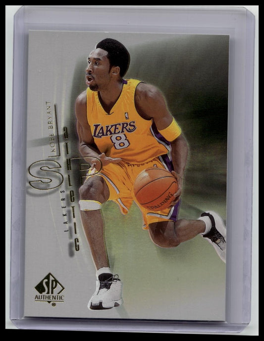 2000-01 SP Authentic Kobe Bryant Athletic #A5 Los Angeles Lakers