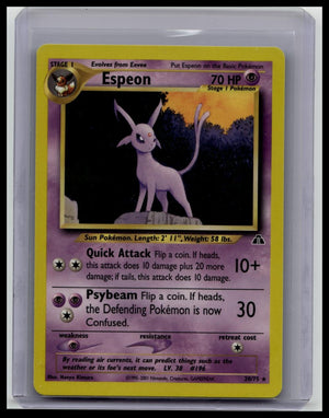 Pokémon Card - Espeon Neo Discovery 20/75 Rare