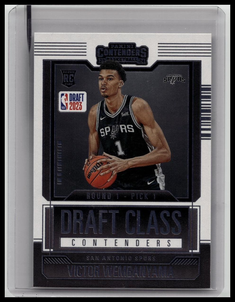 Victor Wembanyama Rookie 2023 Panini Contenders #9 San Antonio Spurs