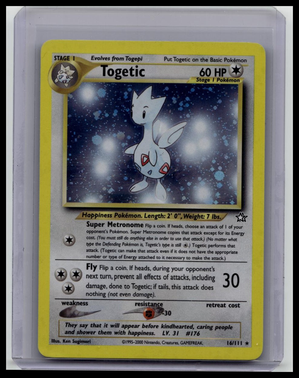 Togetic 16/111 Neo Genesis Holo Rare Vintage Pokémon TCG
