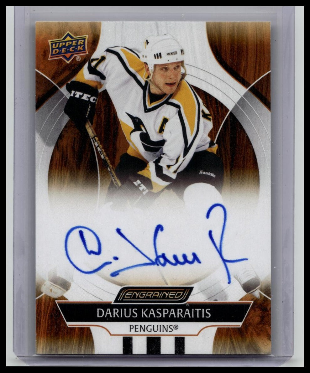2024-25 Upper Deck Engrained Icons Darius Kasparaitis Auto Pittsburgh #CA-DK