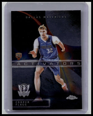 Topps 2025-26 Topps Chrome Cooper Flagg Mavericks Activators RC #AC-11