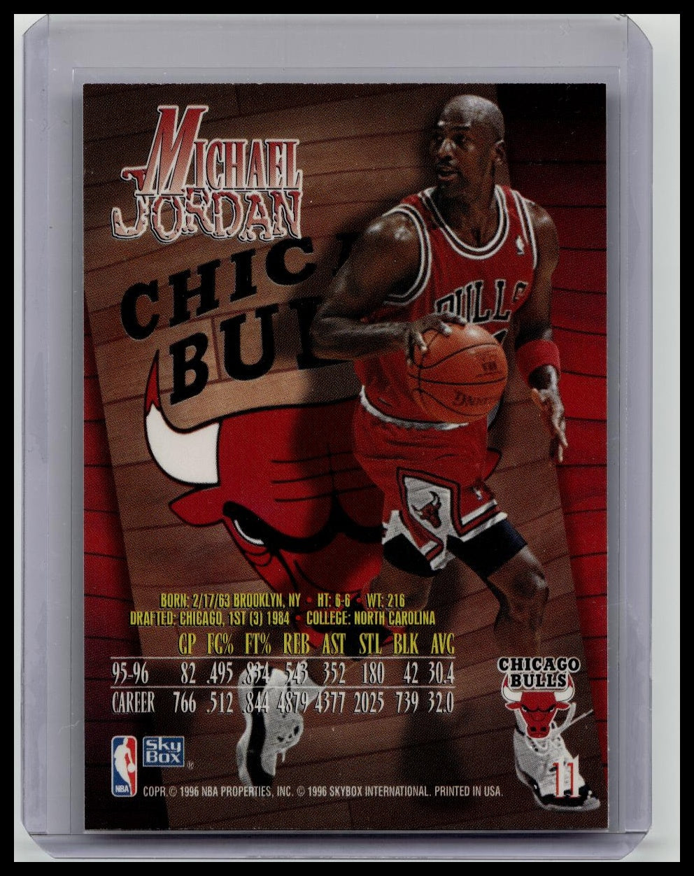 1996-97 Skybox Z Force - Michael Jordan #11