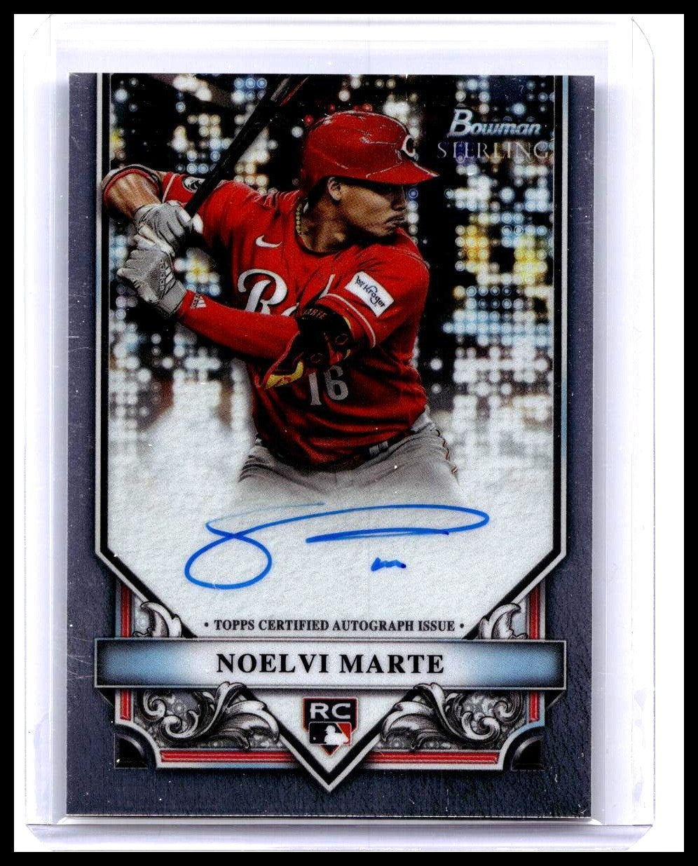 2024 Bowman Sterling Noelvi Marte Rookie Auto RC #RA-NM Reds