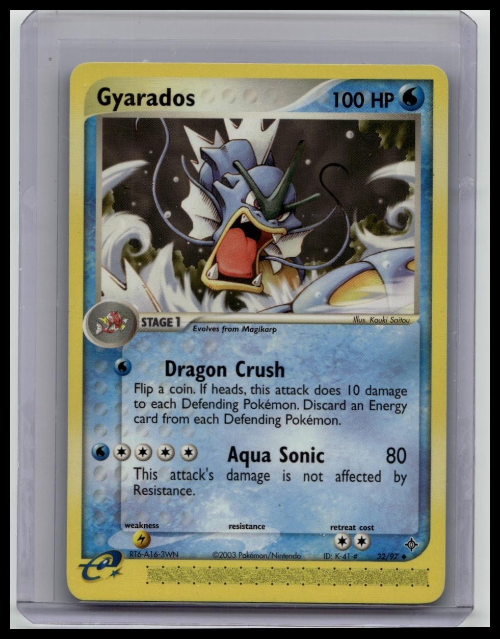 Gyarados 32/97 Dragon Regular Uncommon Pokemon TCG