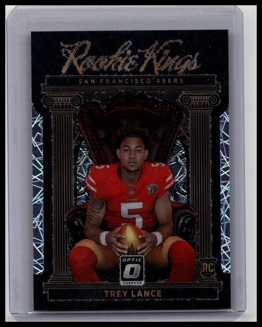 2021 Panini Donruss Optic Rookie Kings Trey Lance Rookie RC Cowboys