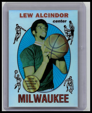 1996-97 Topps Kareem Abdul-Jabbar Lew Alcindor Refractor Finest Reprints