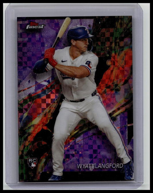 2024 Wyatt Langford /150 Topps Finest