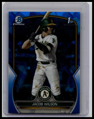 2023 Bowman Draft Sapphire Jacob Wilson 1st Bowman