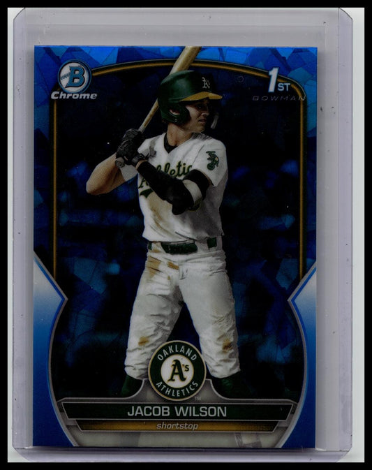 2023 Bowman Draft Sapphire Jacob Wilson 1st Bowman