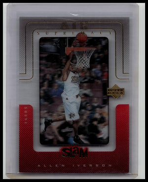 2000-01 Upper Deck Slam - Air Supremacy Allen Iverson #S4