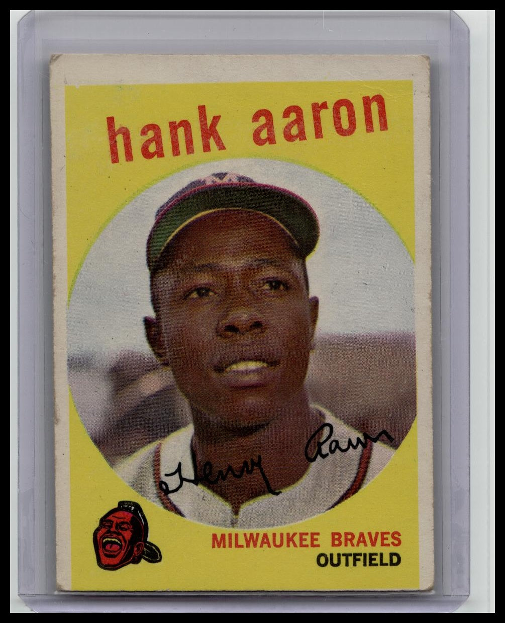 1959 Topps #380 Hank Aaron