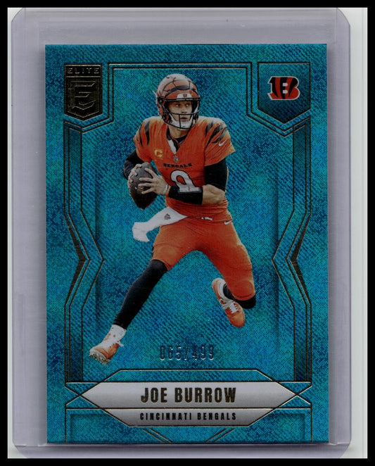 2025 Panini Donruss Elite - Joe Burrow #81 Status Sparkle /499