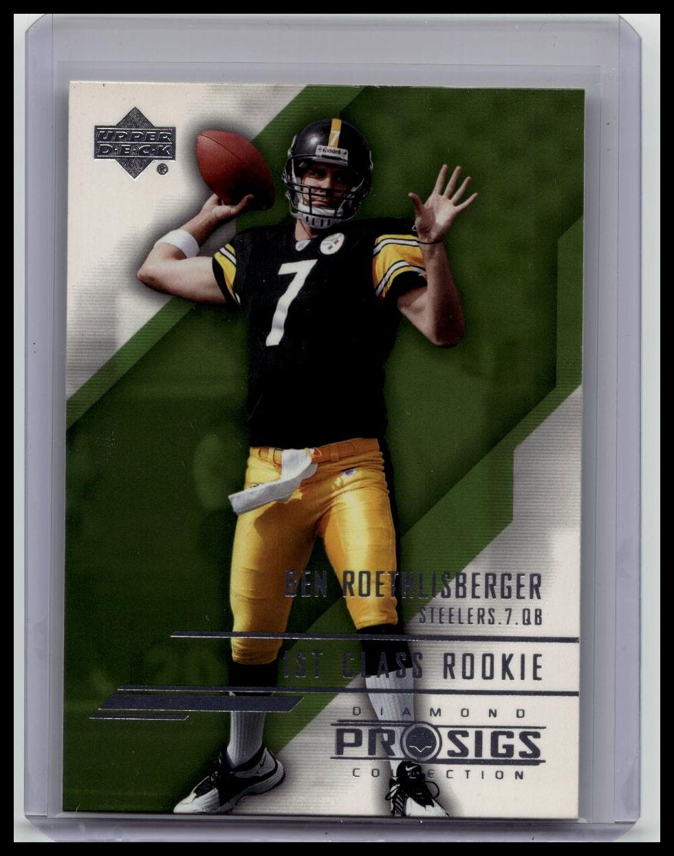 2004 Upper Deck Pro Sigs - 1st Class Rookie Ben Roethlisberger #93 (RC)
