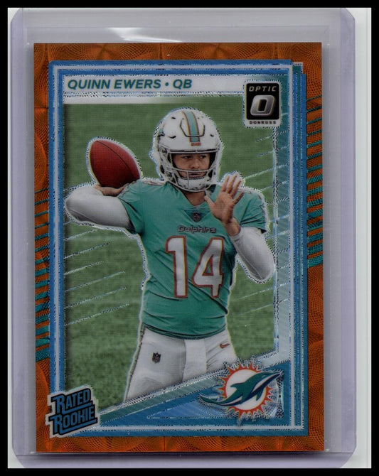 2025 Panini Donruss Optic /79 Quinn Ewers Orange Scope Prizm