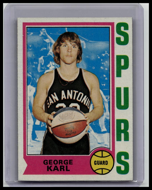 1974-75 Topps George Karl #257 Rookie RC HOF