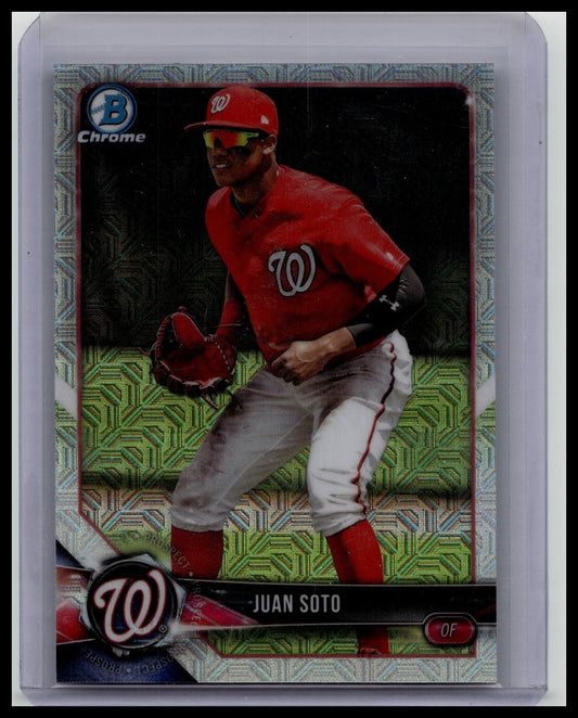Juan Soto 2018 Bowman Chrome MOJO REFRACTOR #BCP52