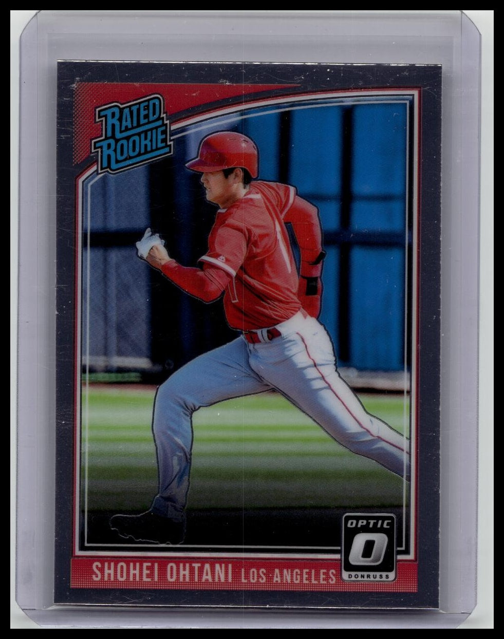 2018 Panini - Donruss Optic Rated Rookie Shohei Ohtani #56 Running Rookie Card RC