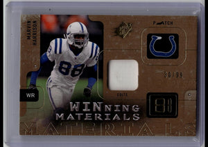 Marvin Harrison 2009 SPx Winning Materials Relic Card /99 #W-MH