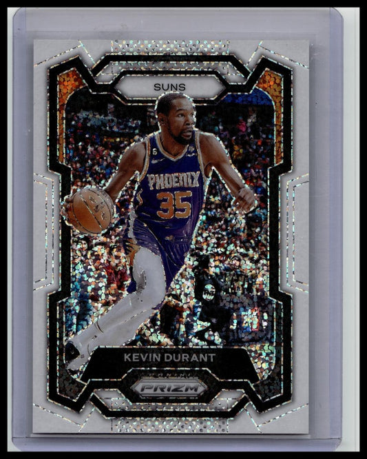 2023-24 Panini Prizm Kevin Durant #5 White Sparkle Prizm