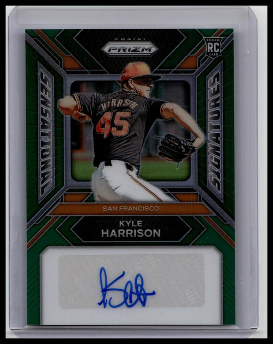 2024 Prizm Kyle Harrison Sensational Signatures Rookie Auto