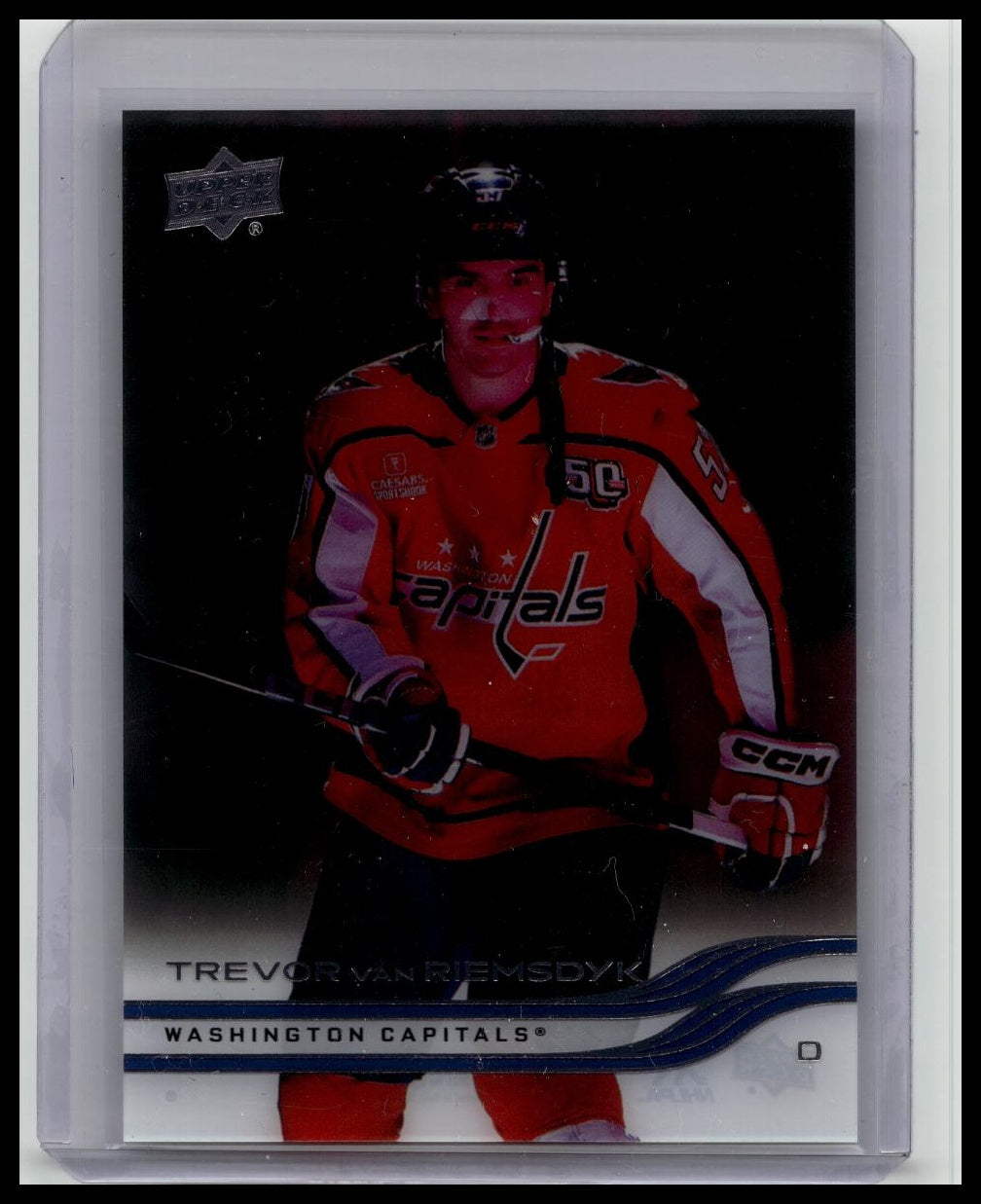 2025-26 Upper Deck #438 Trevor van Riemsdyk Clear Cut Capitals