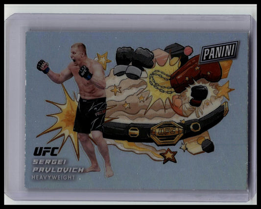 SERGEI PAVLOVICH 2023 Panini Chronicles UFC On The Horizon Prizm