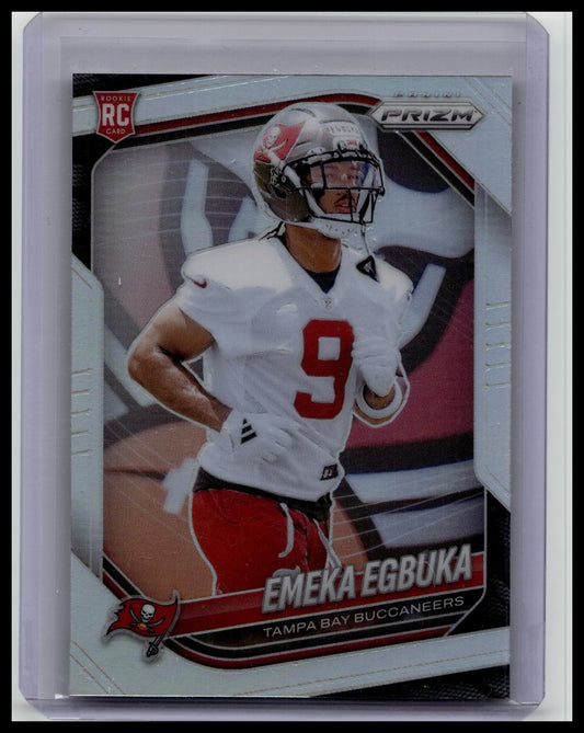 2025 Panini Prizm - Rookies Emeka Egbuka #351 Silver Prizm (RC)