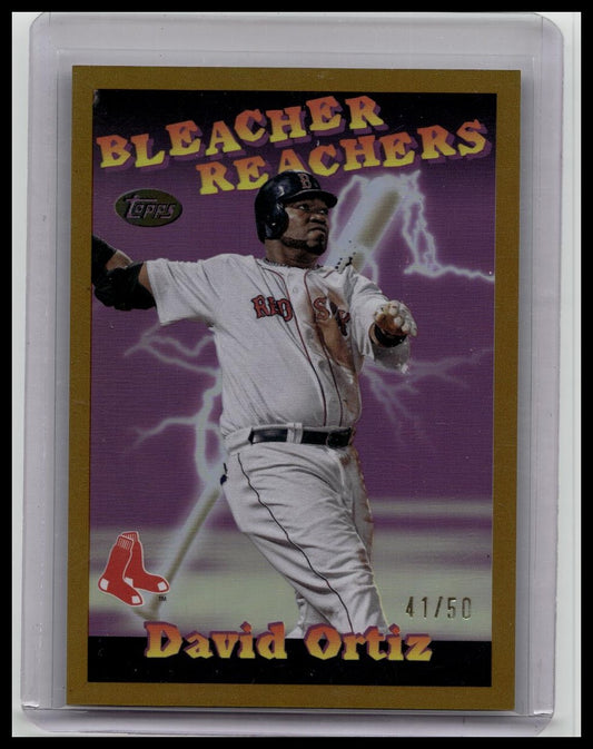 2025 Topps Bleacher Reachers David Ortiz Gold /50 Boston Red Sox