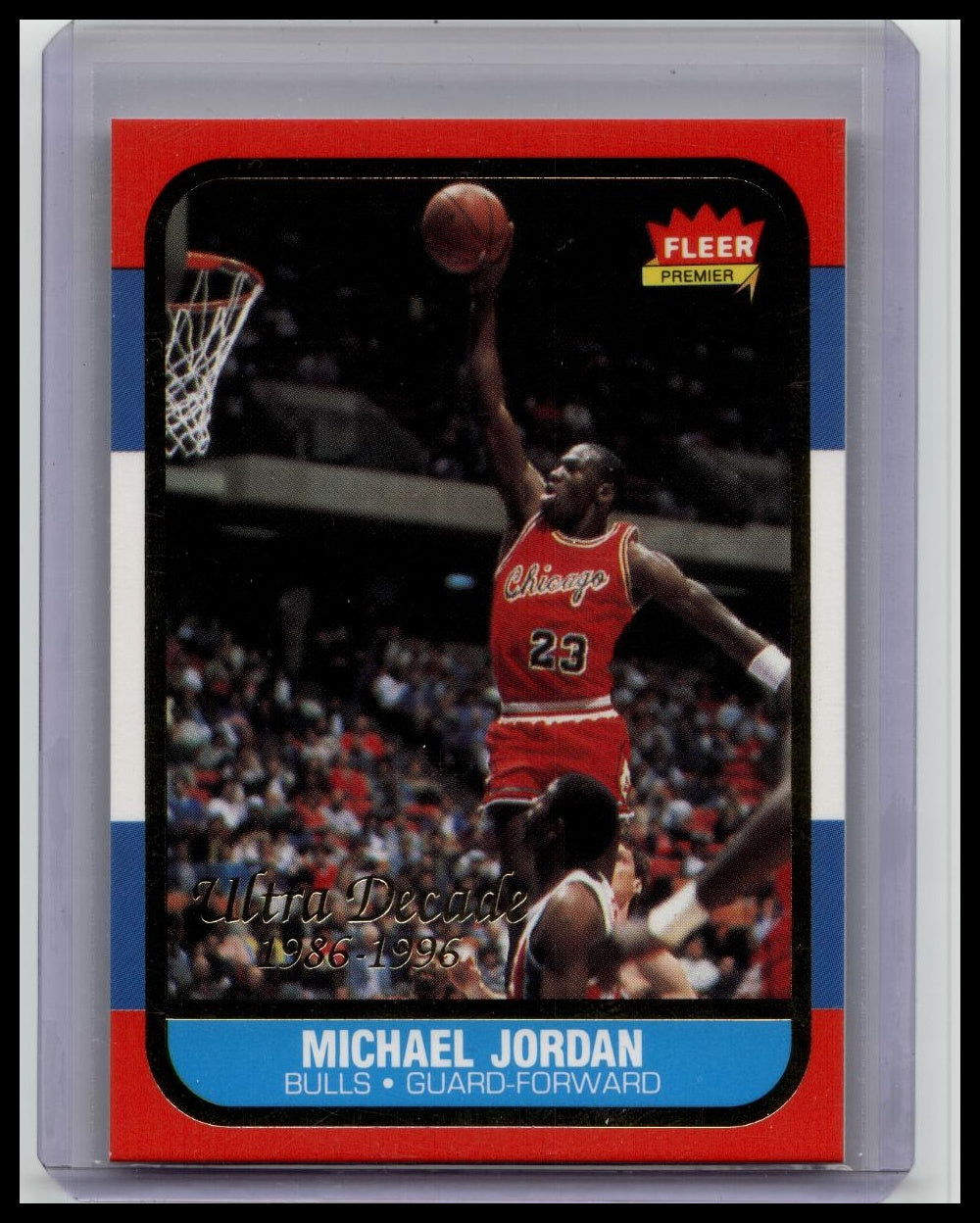 1996-97 Fleer Ultra Decade of Excellence #U-4 Michael Jordan Basketball Card
