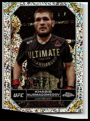 2024 Topps Chrome UFC #112 Khabib Nurmagomedov Speckle #/299