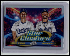 SHOHEI OHTANI / MOOKIE BETTS 2025 Topps Chrome Cosmic Star Clusters #DSC-4